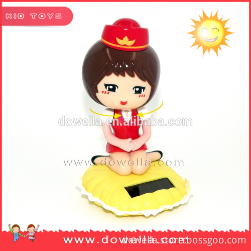 Disney audited factory customize Car Decoration Solar Bobbleheads toy